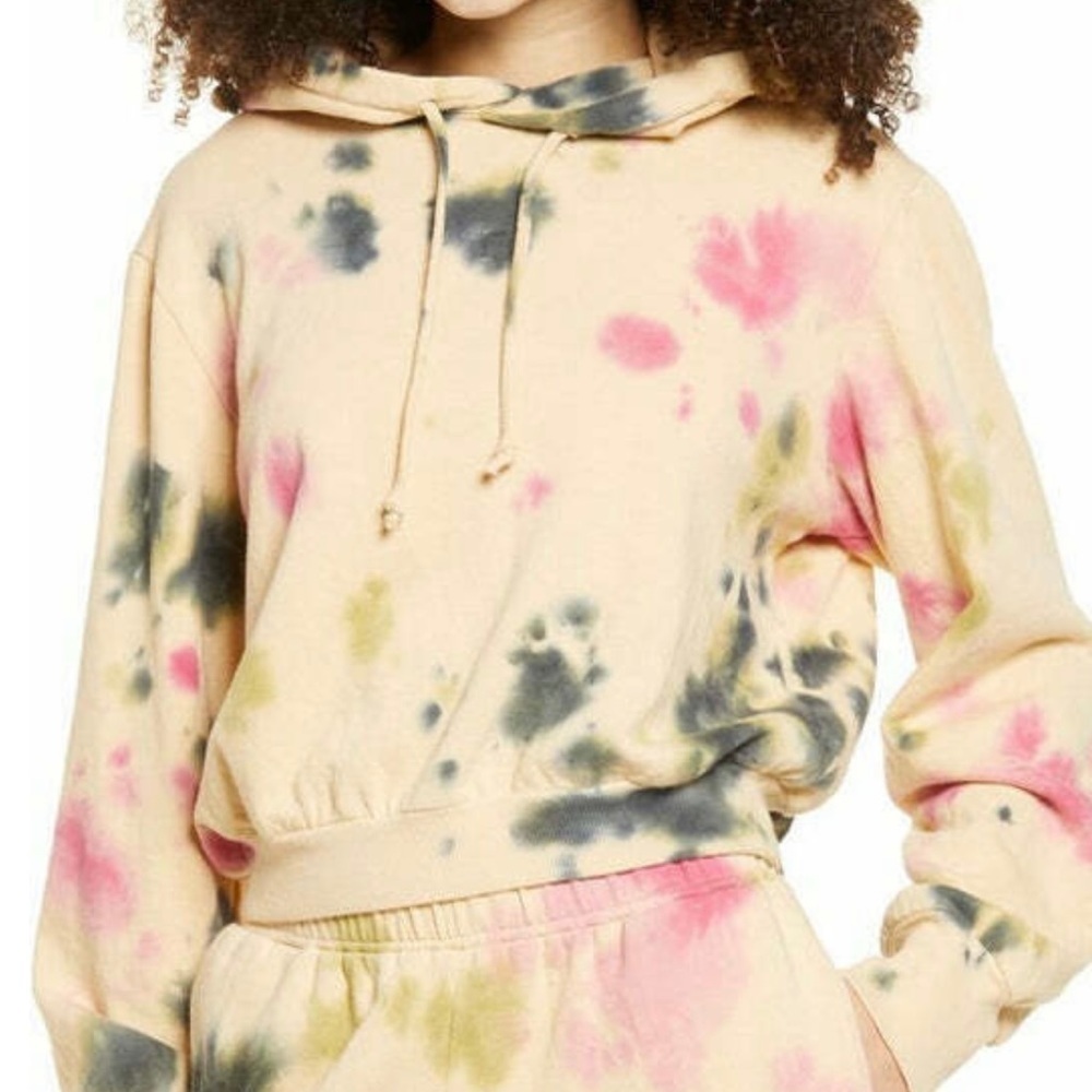 Afrm Tie Dye Hoodie Sweatshirt Size Small NWOT